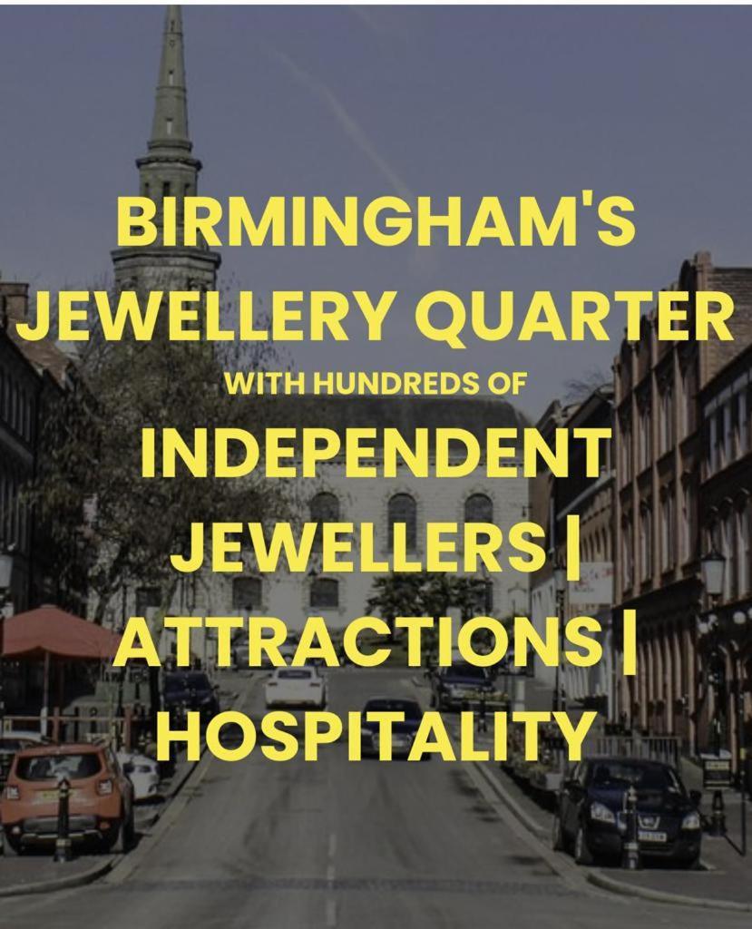 Cool Top Floor Apartment Very Near Birmingham Centre Exteriör bild